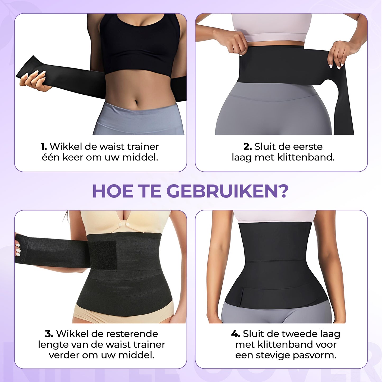 Waist trainer gebruiken