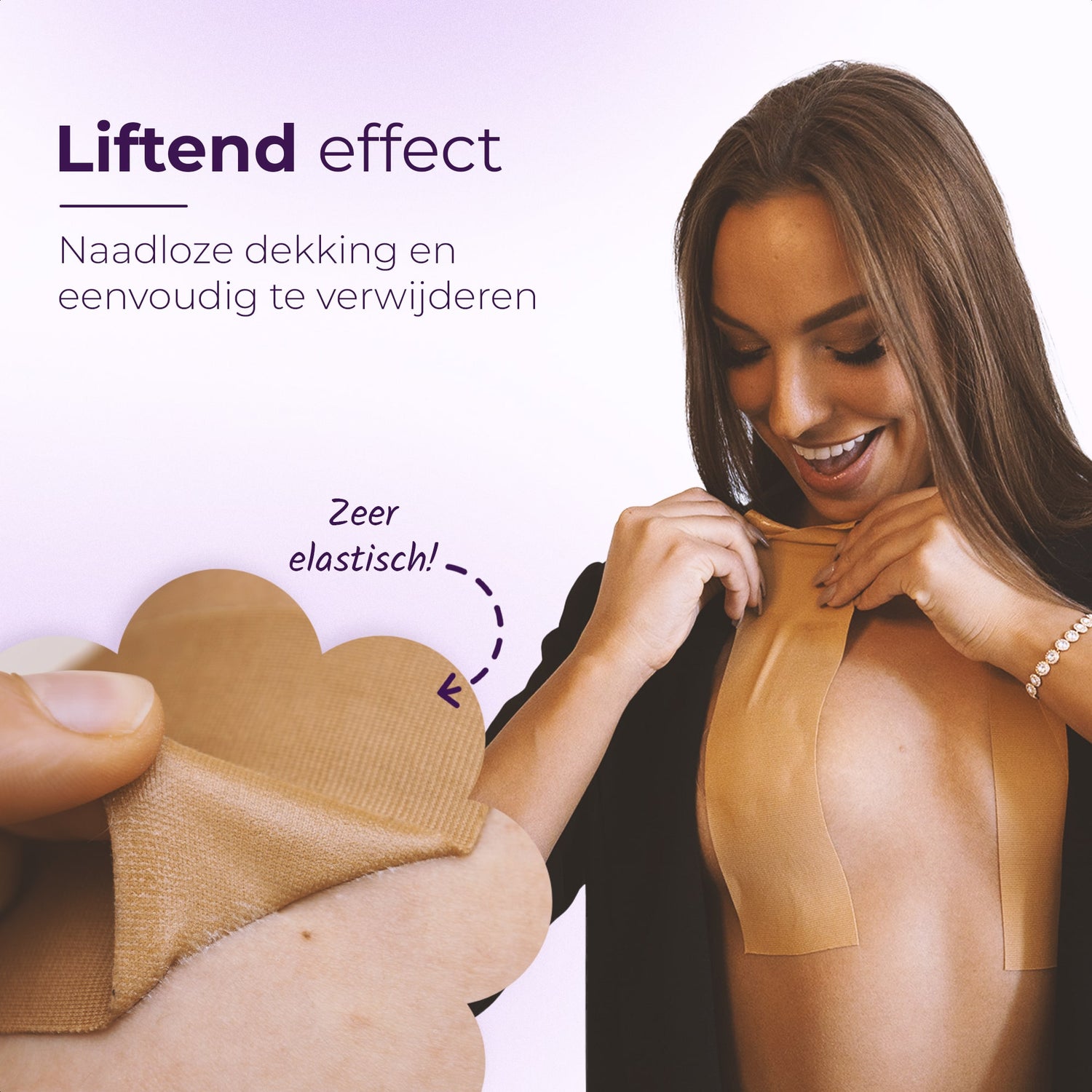 Boob tape effect