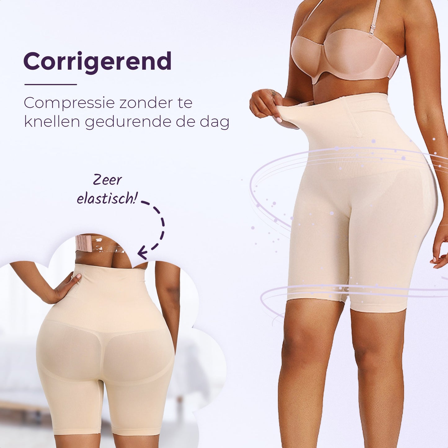 High waist short corrigerend 1