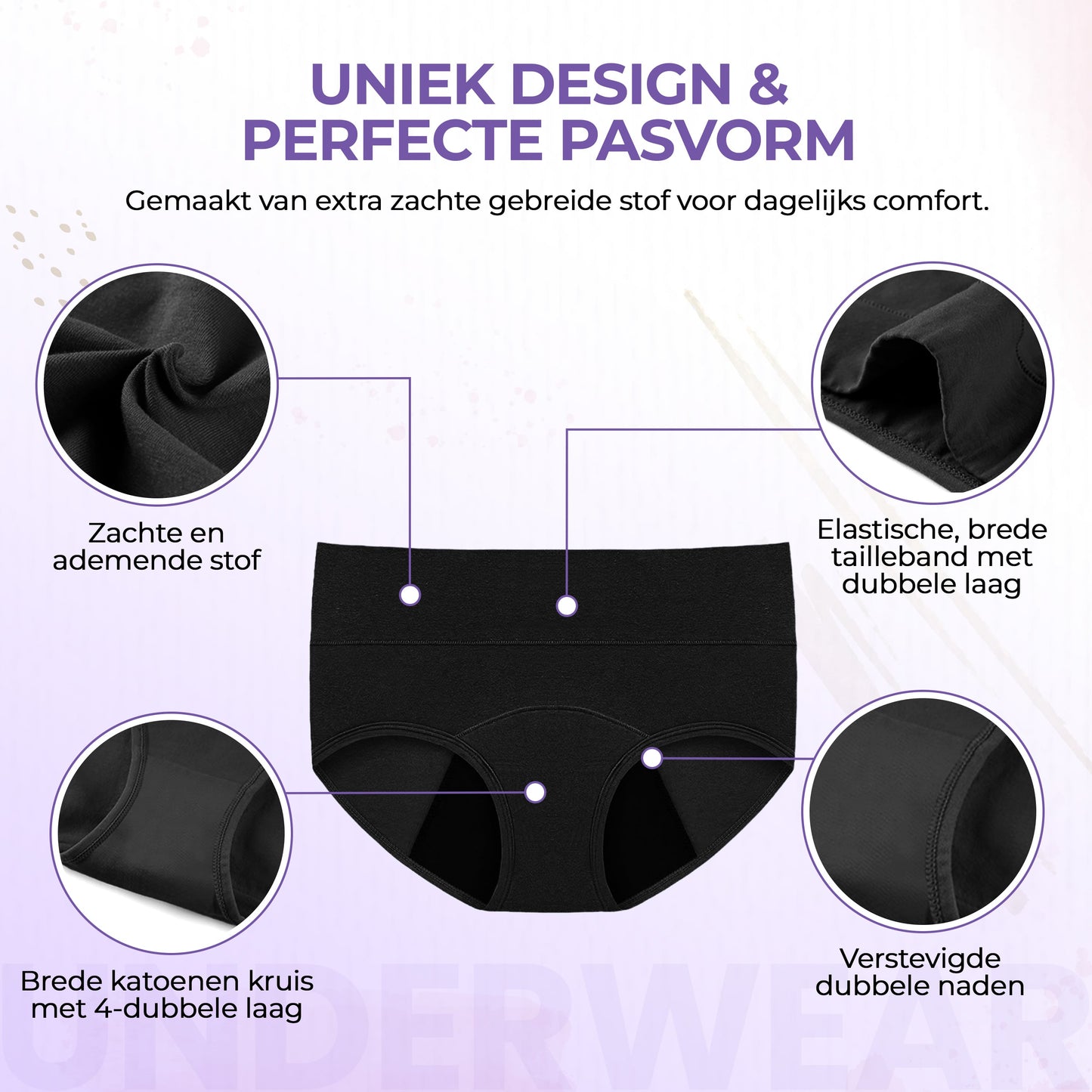 Menstruatie slip high waist