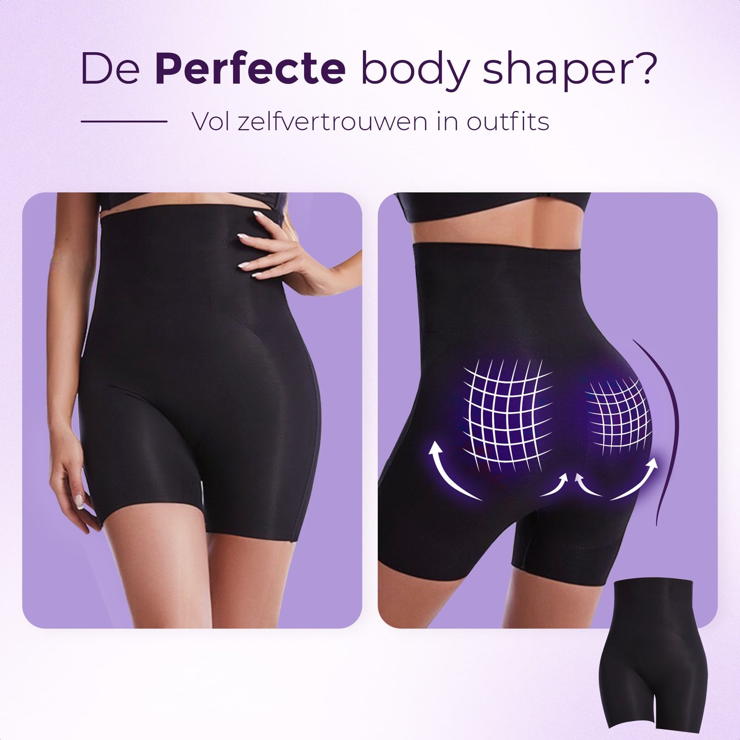 Naadloos broekje met vulling