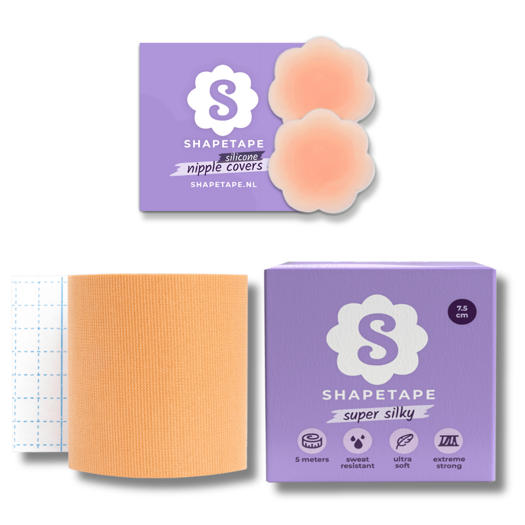 Boob tape + Silicone nipple covers