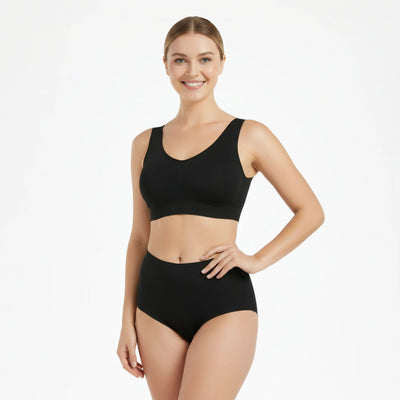 Nahtloser hoher Taillen-Menstruationsslip - Nova