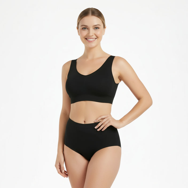 Naadloze High Waist Menstruatie Slip - Nova