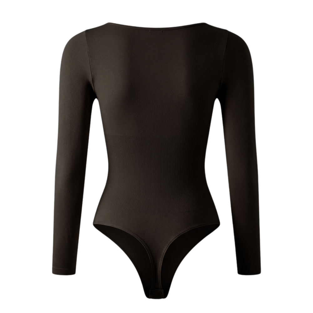 Corrigerende Body Lange Mouwen met String