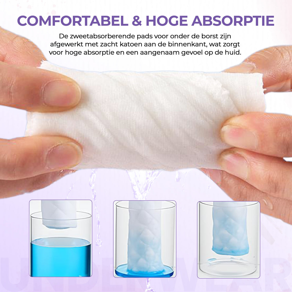 Hohe Aufnahmefähigkeit und Weiche Baumwolle