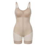 Corrigerende Bodysuit met Ingebouwde BH, Haakjes en Rits
