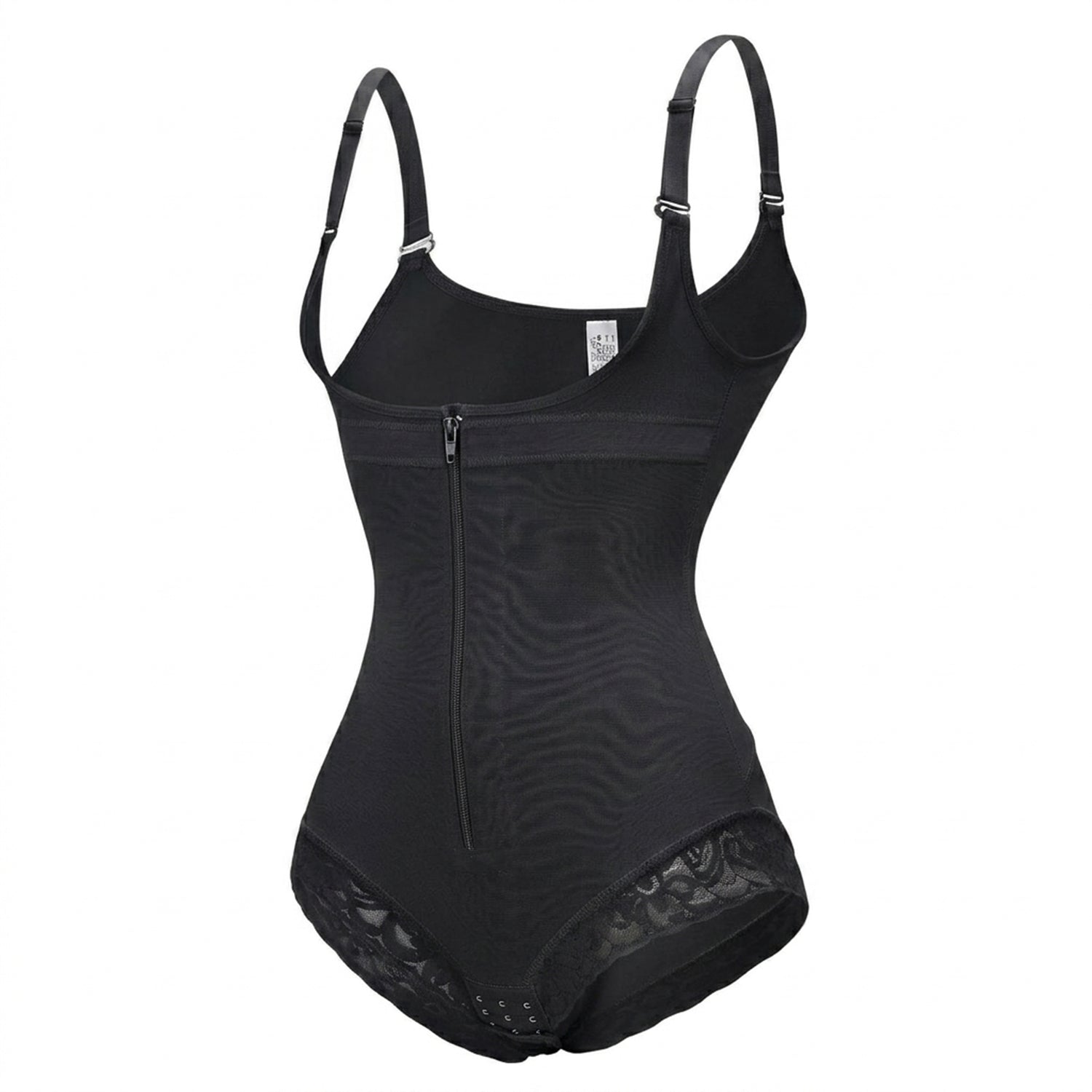 Corrigerende Shapewear Bodysuit met haakjes en rits - Slip