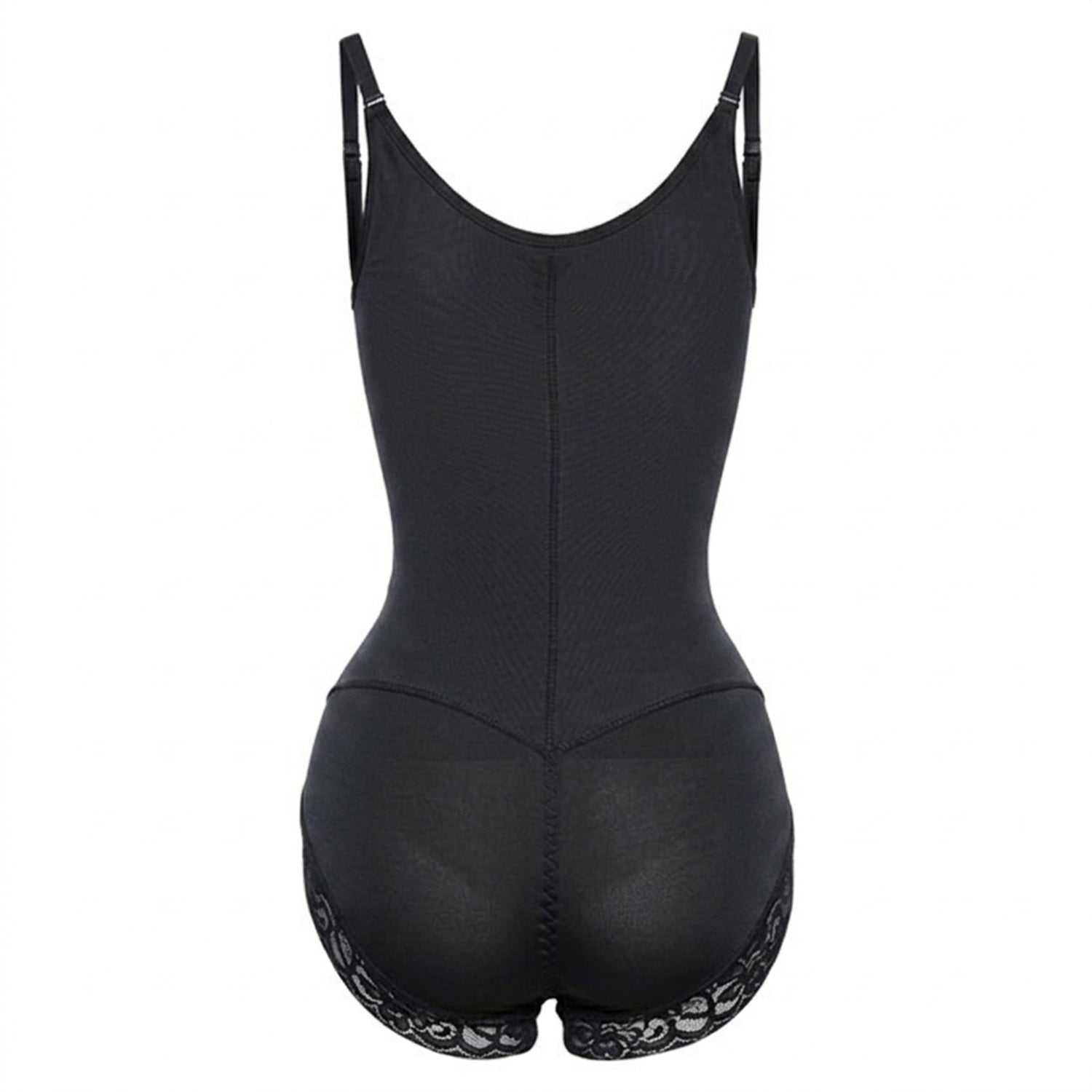 Corrigerende Shapewear Bodysuit met haakjes en rits - Slip