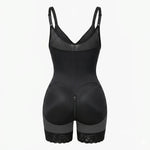Corrigerende Bodysuit met Ingebouwde BH, Haakjes en Rits