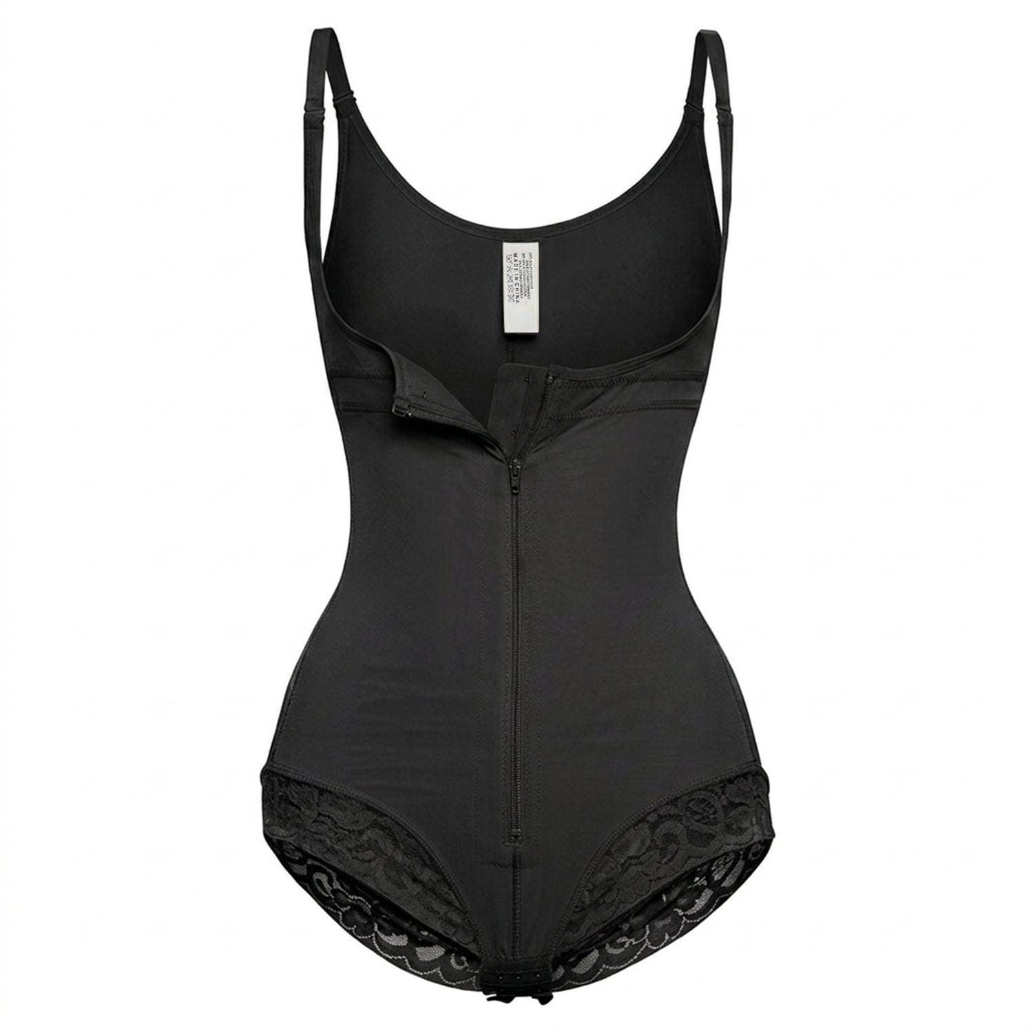 Corrigerende Shapewear Bodysuit met haakjes en rits - Slip