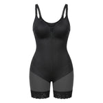 Corrigerende Bodysuit met Ingebouwde BH, Haakjes en Rits