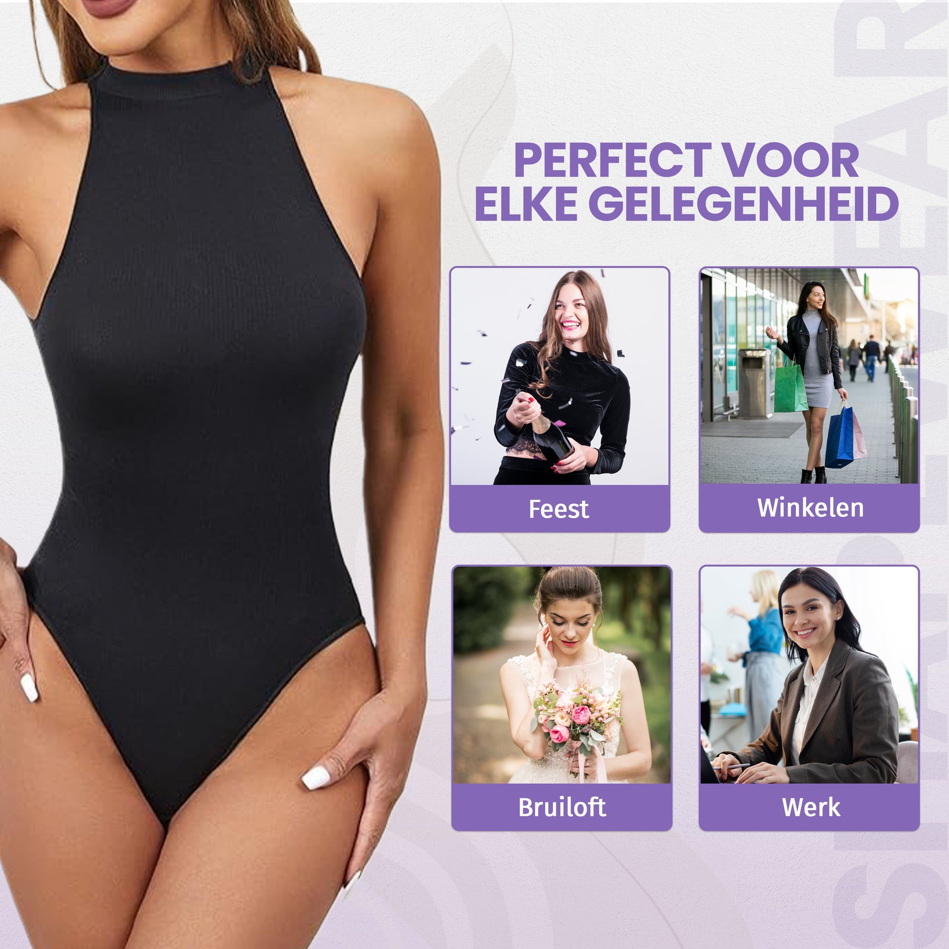 Corrigerende body hoge nek