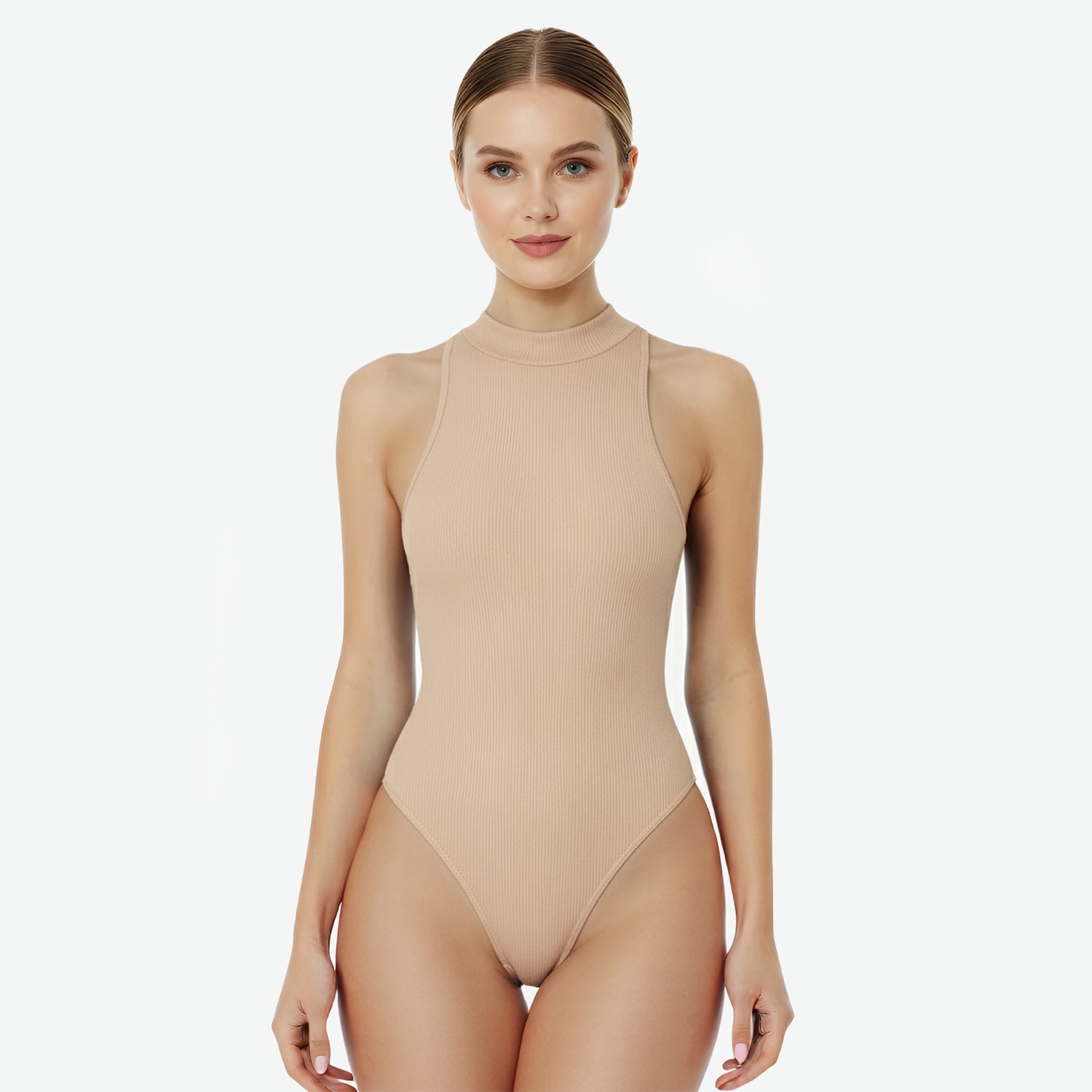 Korrigierender ärmelloser Body mit String