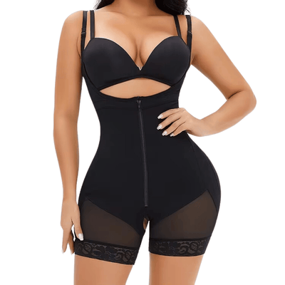 Corrigerende Shapewear Bodysuit met haakjes en rits