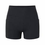 High Waist Sport Short met Telefoonzak