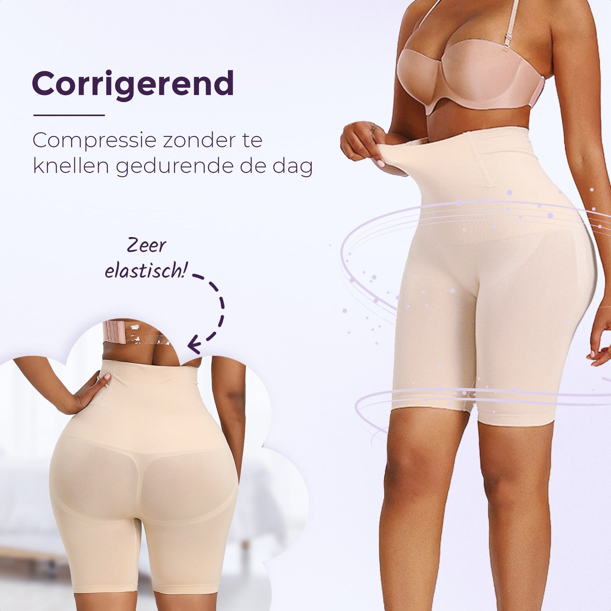 High waist short corrigerend 1