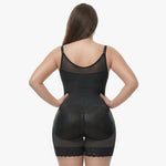 Corrigerende Bodysuit met Ingebouwde BH, Haakjes en Rits