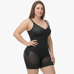 Corrigerende Bodysuit met Ingebouwde BH, Haakjes en Rits