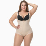 Corrigerende Shapewear Bodysuit met haakjes en rits - Slip