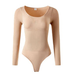 Corrigerende Body Lange Mouwen met String