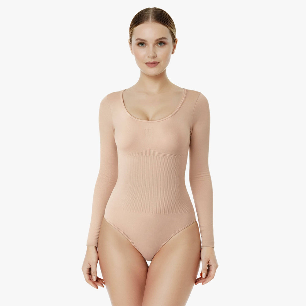 Corrigerende Body Lange Mouwen met String
