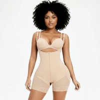Corrigerende Shapewear Bodysuit met haakjes en rits
