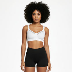 Corrigerende voorsluiting bh wit