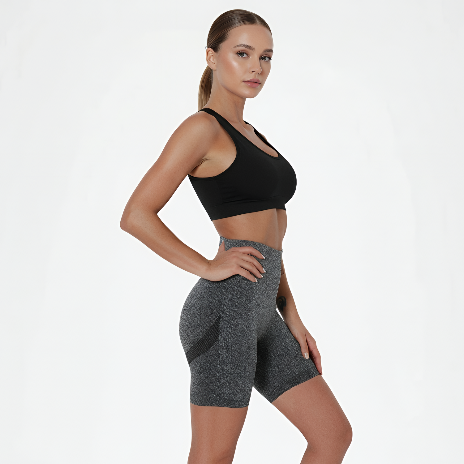 High waist sport short