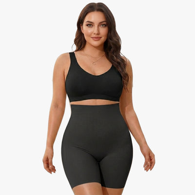 Corrigerende High Waist Short met Uitneembare Pads