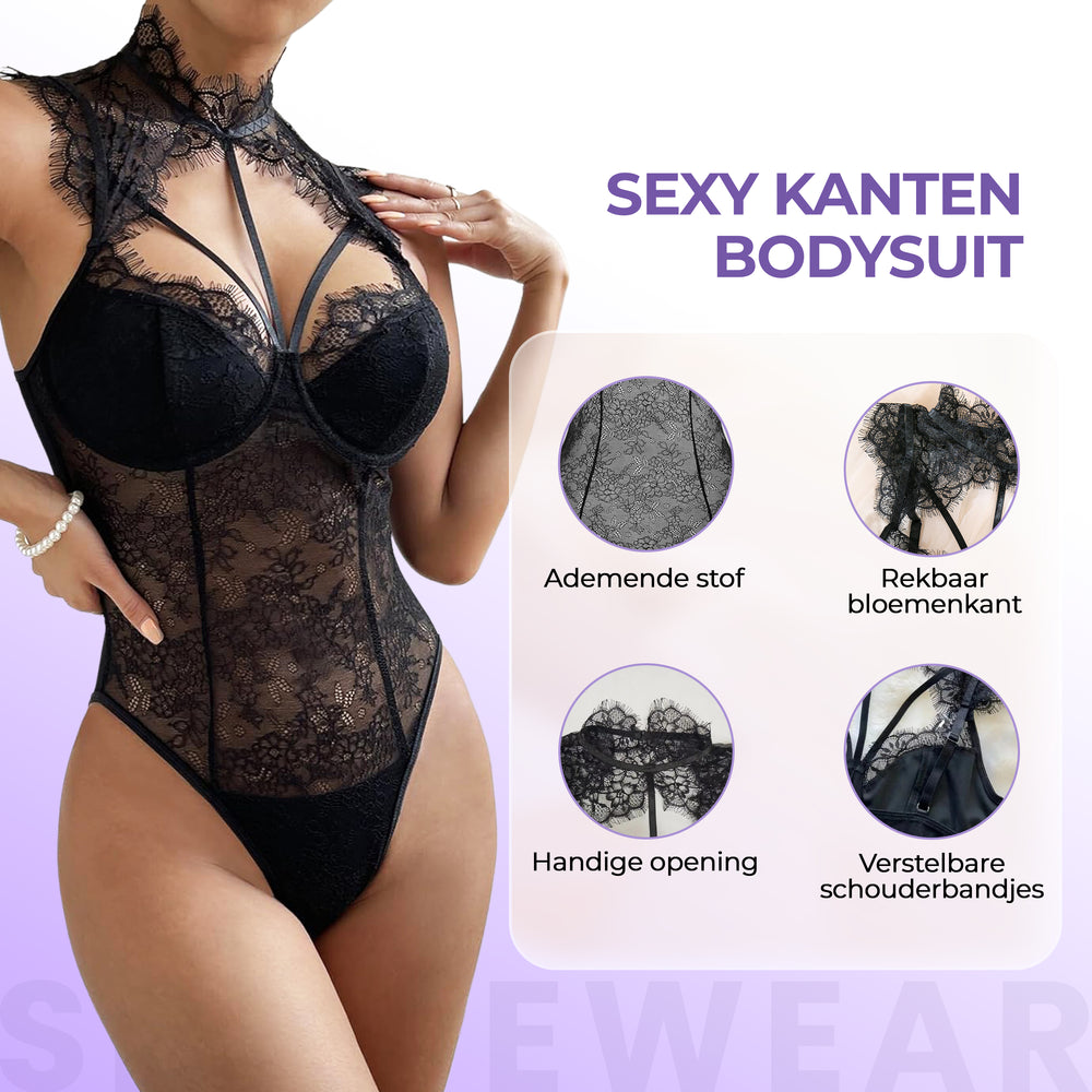 Sexy kanten bodysuit met comfort