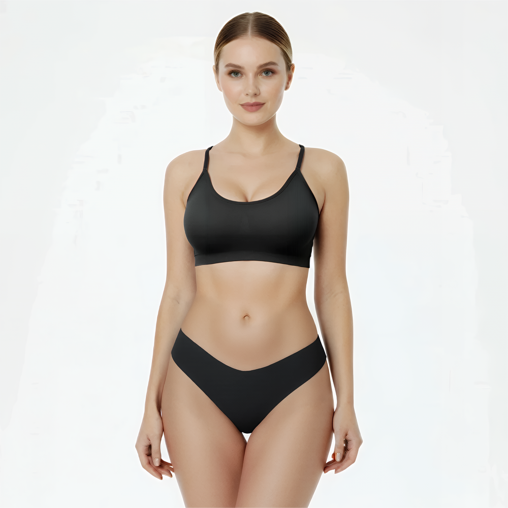 Naadloze Low Waist String - Set van 3