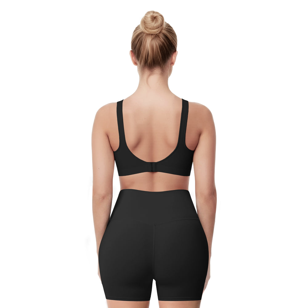 High Waist Sport Short met Telefoonzak