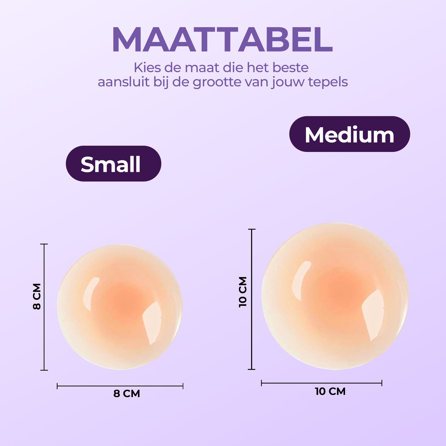 Siliconen Nipple Covers - Zonder Plaklaag