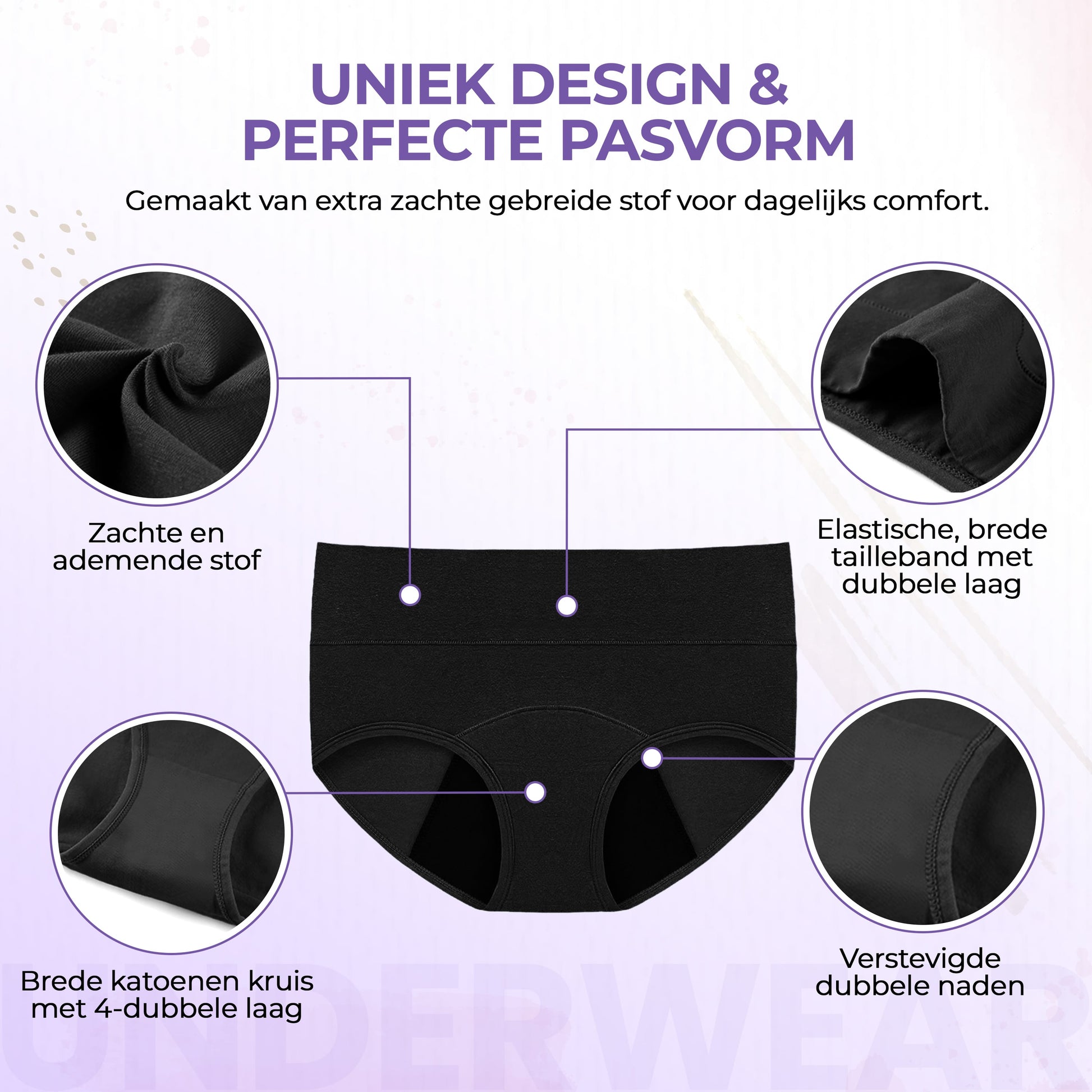 Menstruatie slip high waist