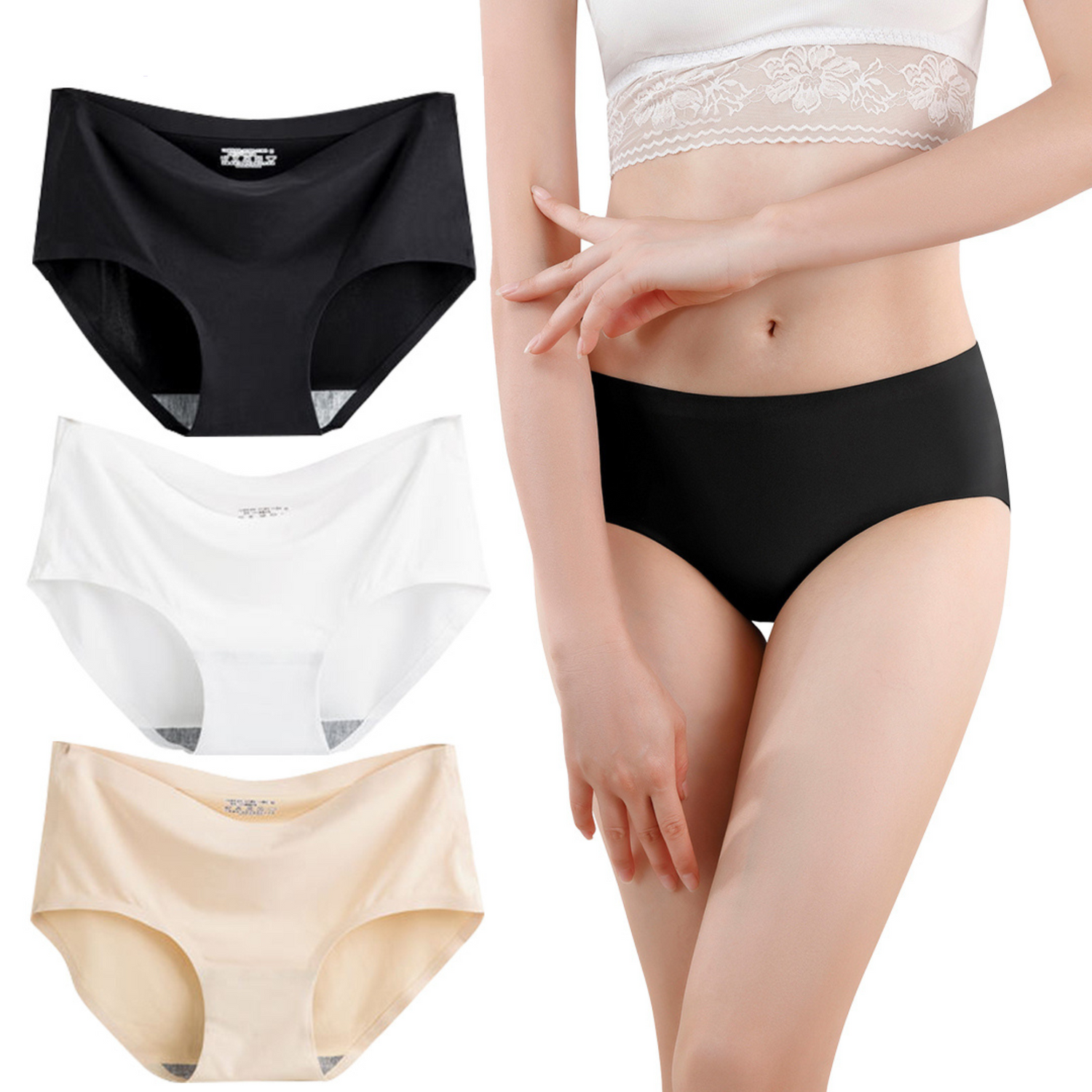 Naadloze Slip - Set van 3