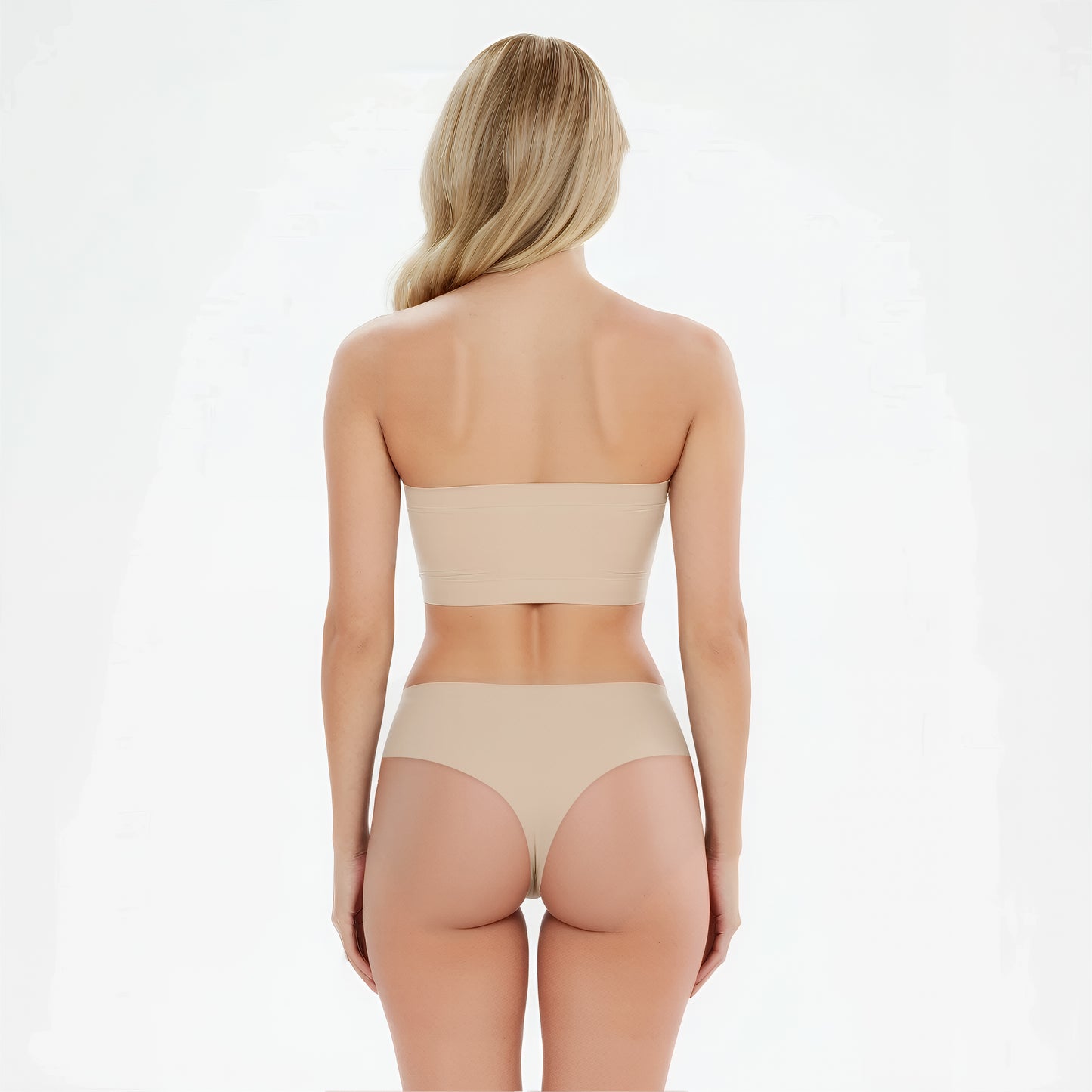 Naadloze string beige