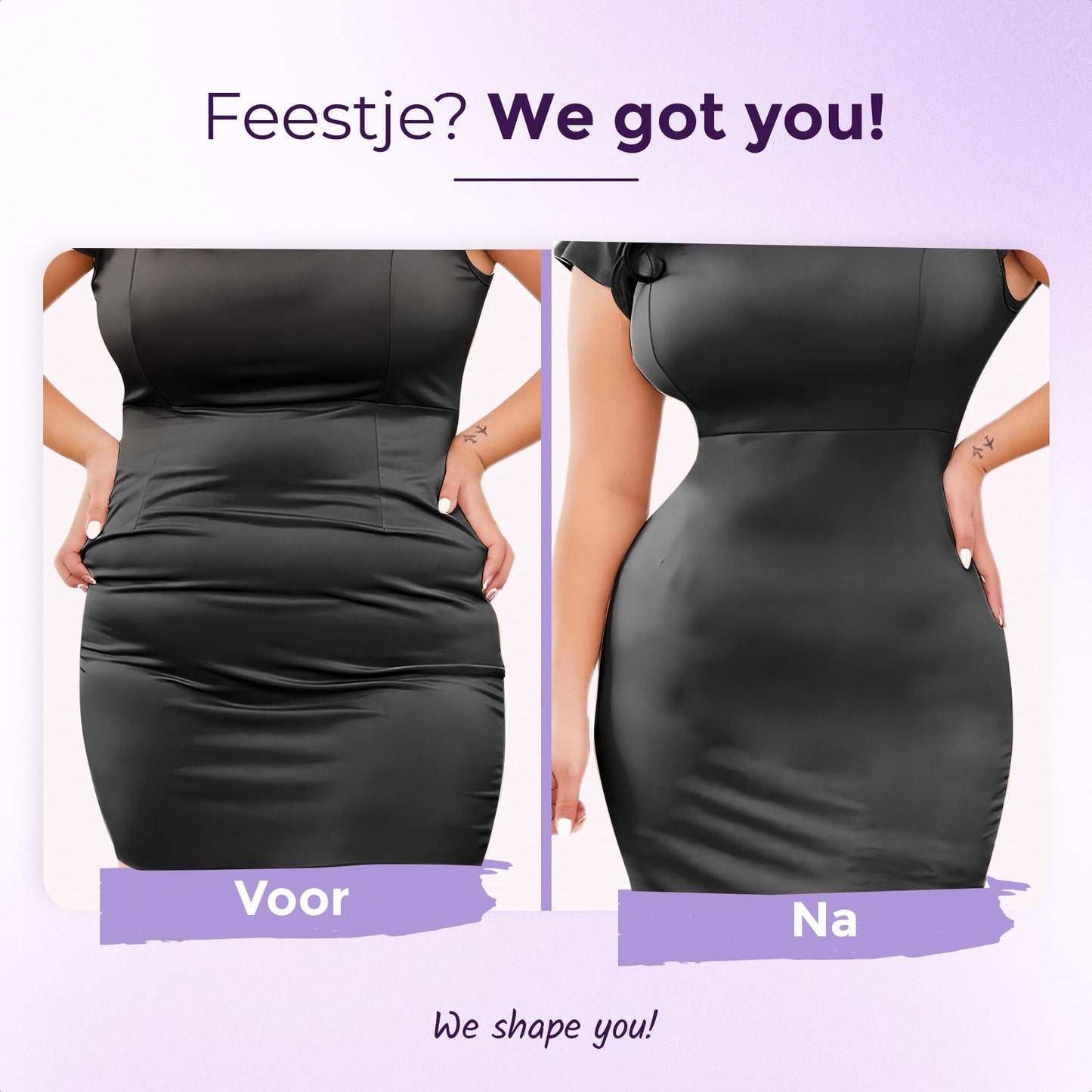 High waist string corrigerend