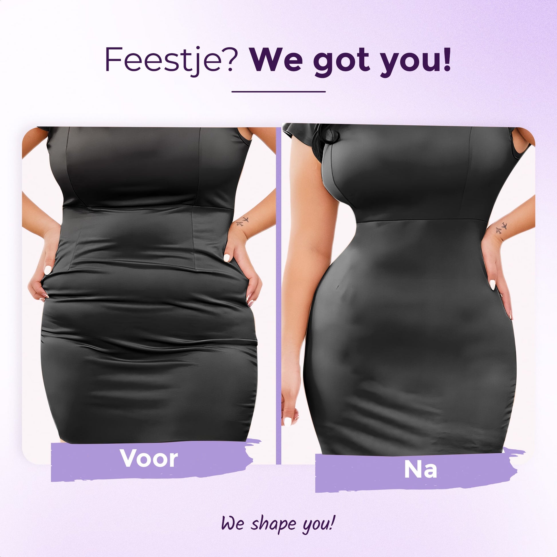 High waist string corrigerend