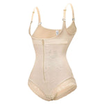 Corrigerende Shapewear Bodysuit met haakjes en rits - Slip