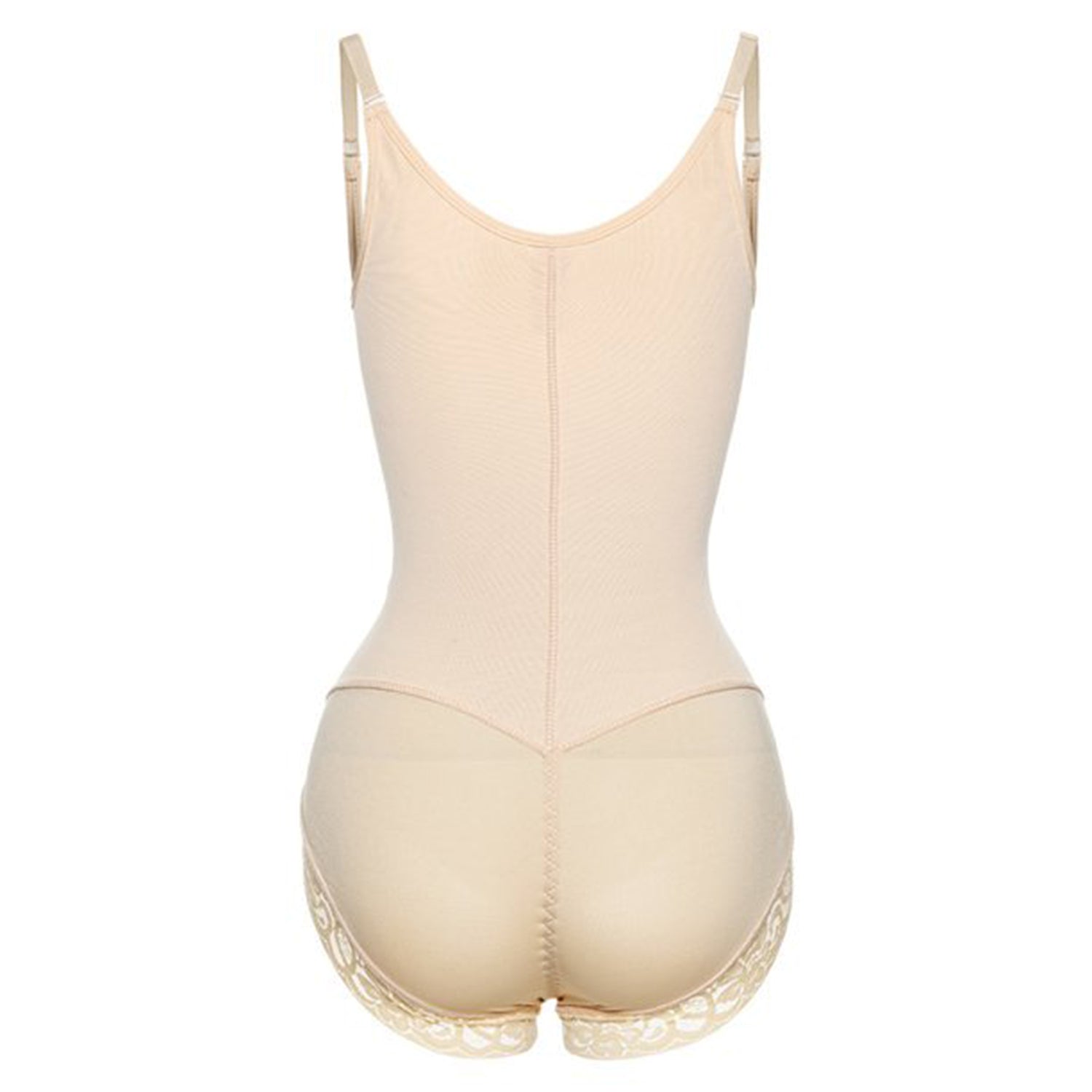 Corrigerende Shapewear Bodysuit met haakjes en rits - Slip