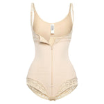 Corrigerende Shapewear Bodysuit met haakjes en rits - Slip