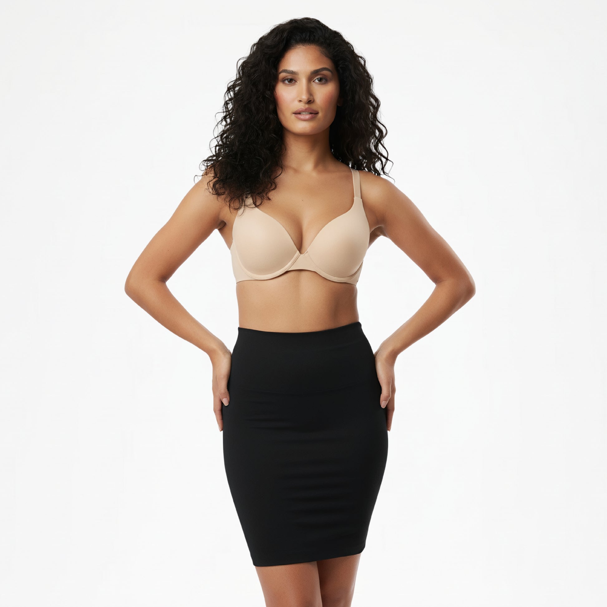 Onderrok zwart naadloze rok