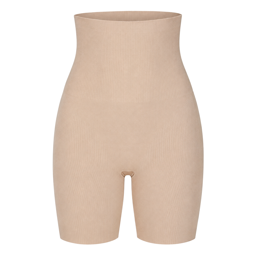 Corrigerende High Waist Short met Uitneembare Pads
