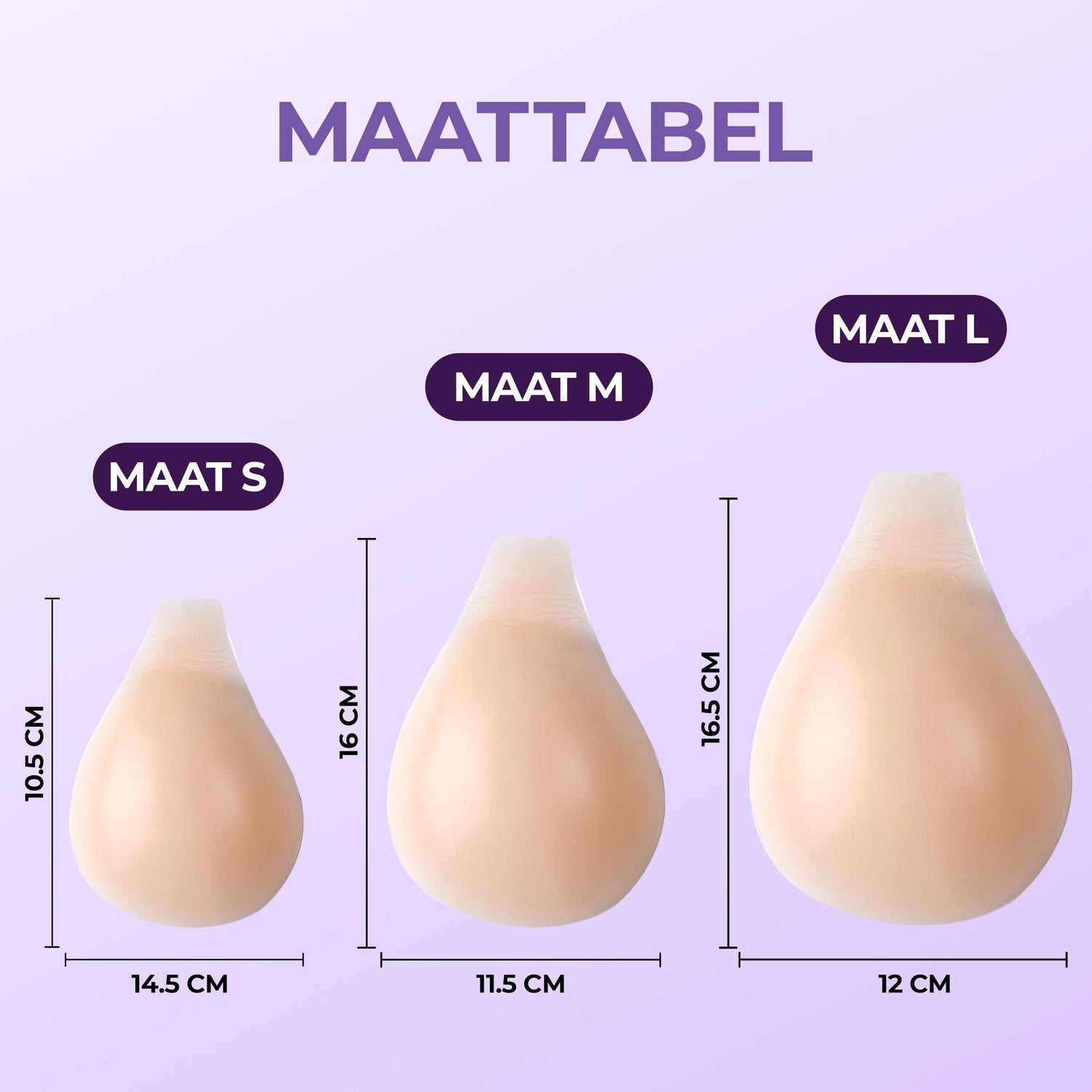 Silikon-BH mit Push-up-Effekt