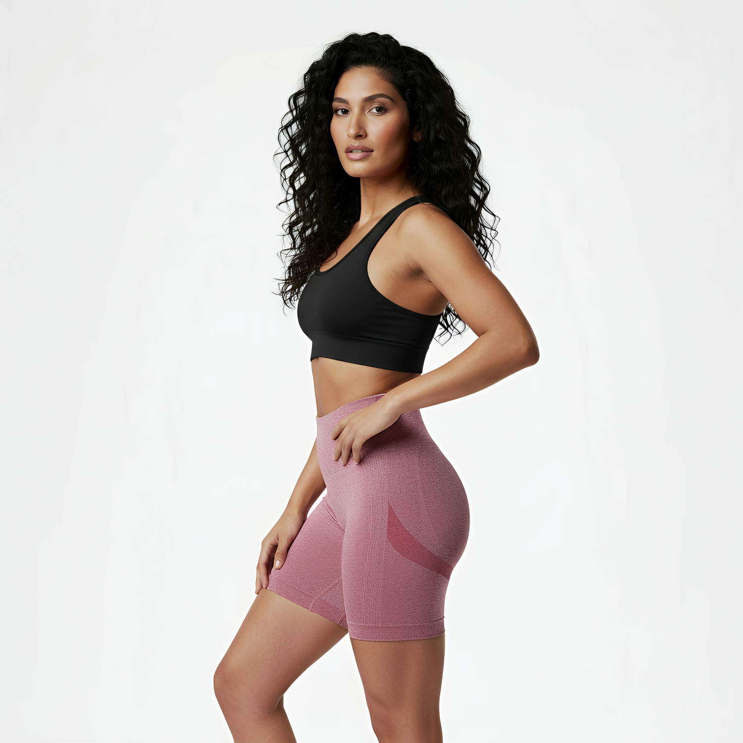 High waist sport short