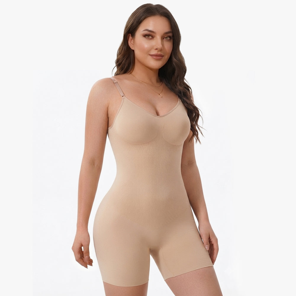 Corrigerende Body met Open Rug en Pijpjes