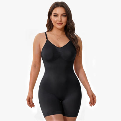 Corrigerende Body met Open Rug en Pijpjes