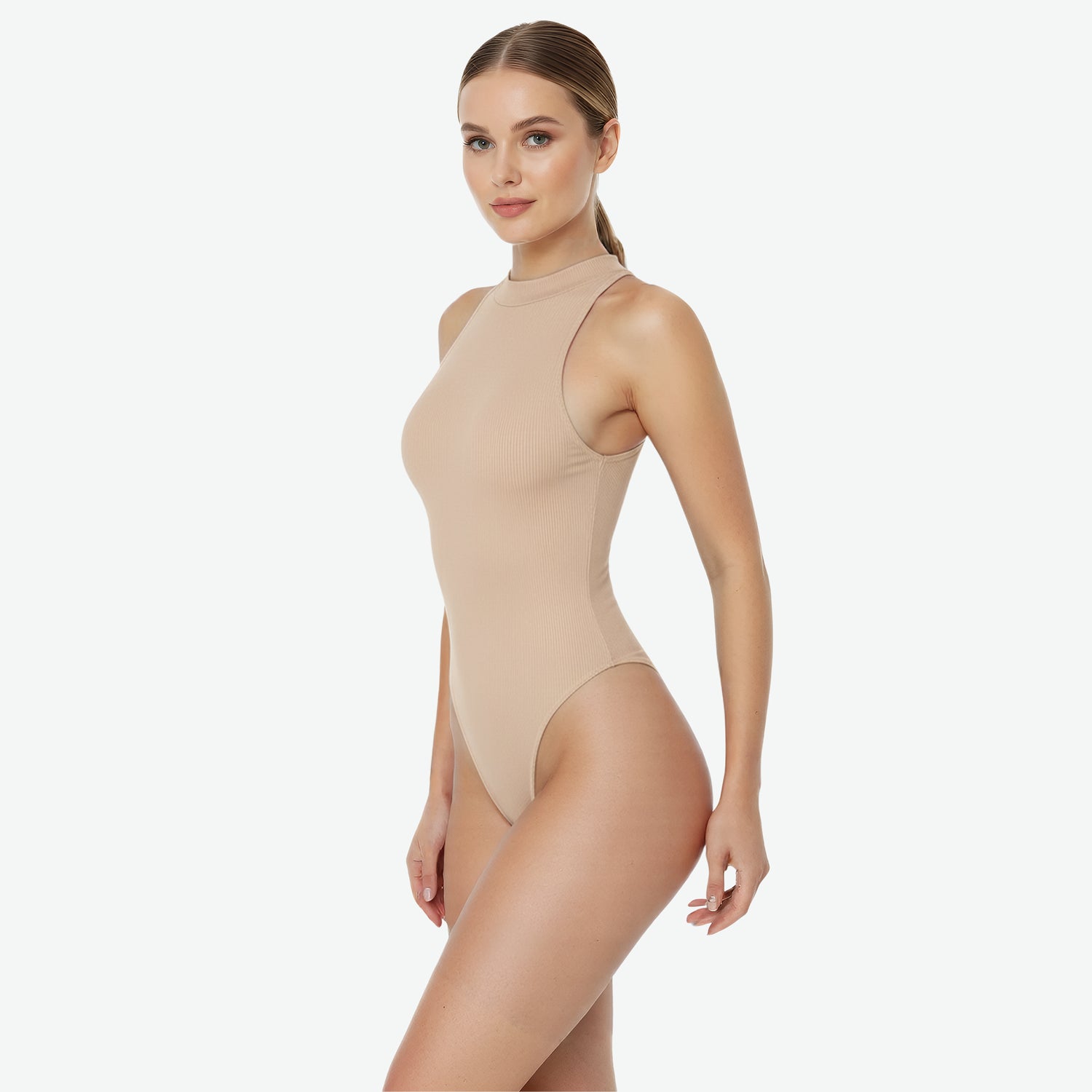 Korrigierender ärmelloser Body mit String