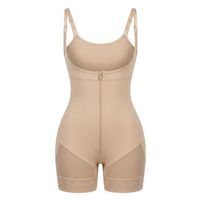 Corrigerende Shapewear Bodysuit met haakjes en rits